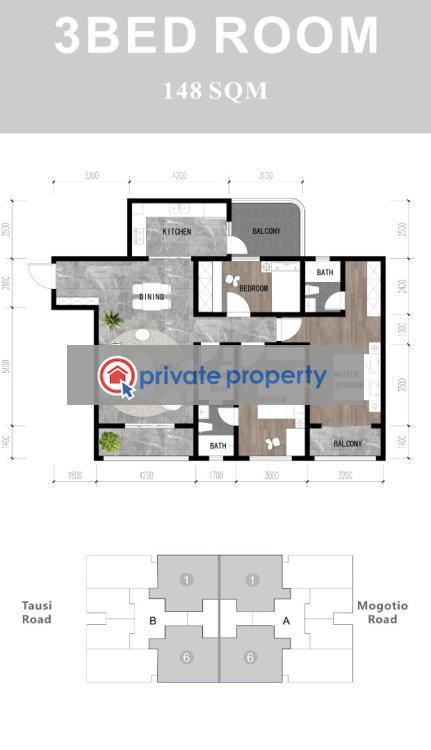 1 bedroom Apartment For Sale &nbsp;mogotio Road Westlands Nairobi - 8