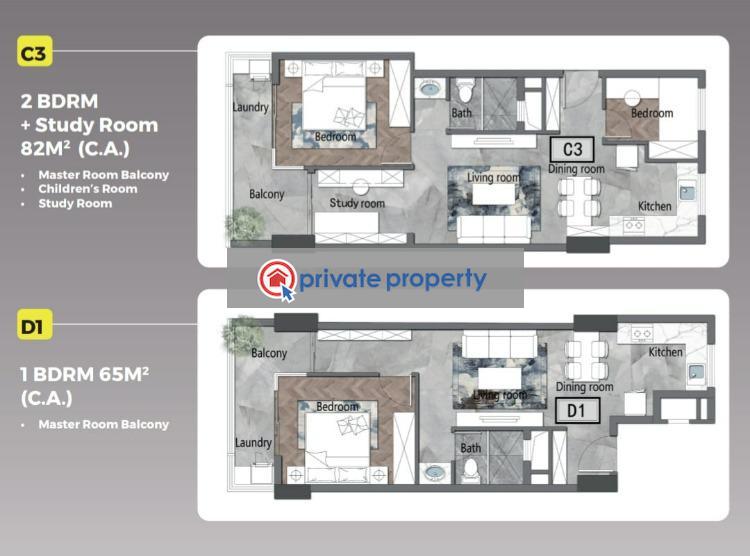 1 bedroom Apartment For Sale &nbsp;near Kilimani Road Kilimani Nairobi - 2