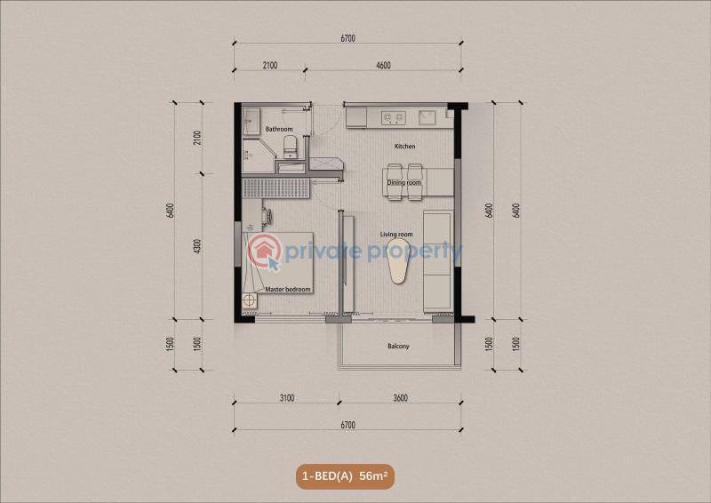 1 bedroom Apartment For Sale muthamalane Syokimau/Mulolongo Machakos - 15