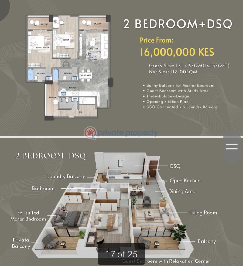 1 bedroom Apartment For Sale Brookside Grove Brookside Westlands Nairobi - 7