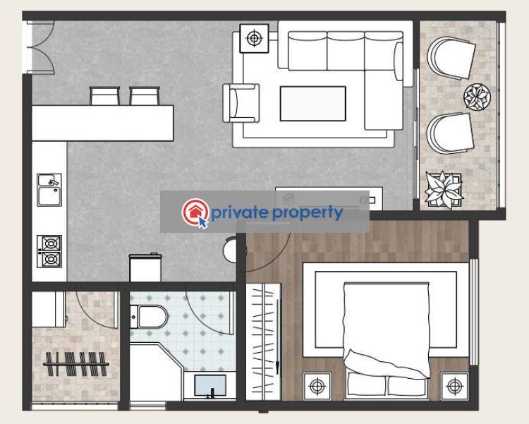 1 bedroom Apartment For Sale Kilimani Nairobi - 2