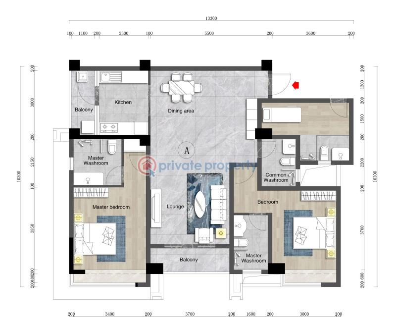 1 bedroom Apartment For Sale Raphta Road Westlands Nairobi - 2