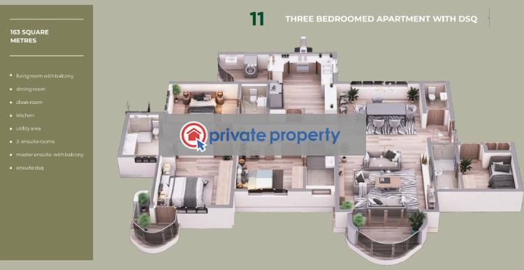 2 bedroom Apartment For Sale Kilimani Nairobi - 5