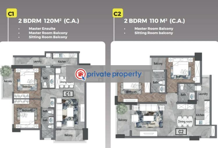 2 bedroom Apartment For Sale &nbsp;near Kilimani Road Kilimani Nairobi - 3