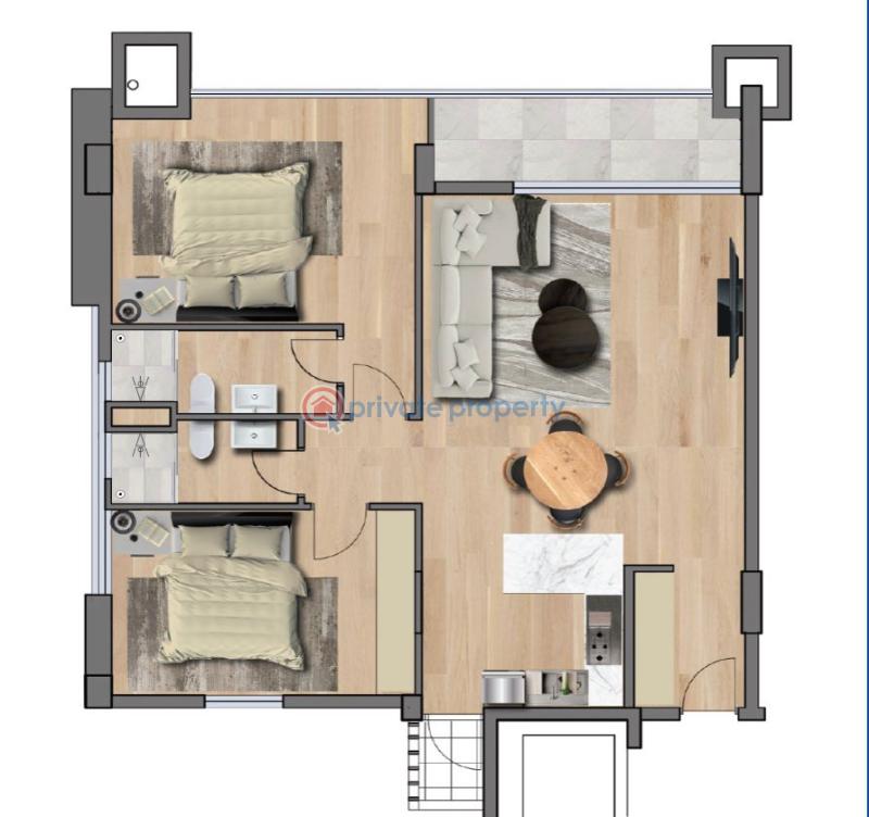 2 bedroom Apartment For Sale Kilimani Nairobi - 0