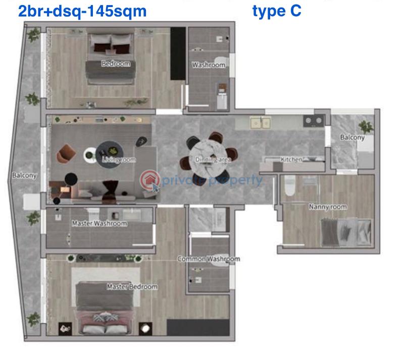 2 bedroom Apartment For Sale westlands Nairobi - 16