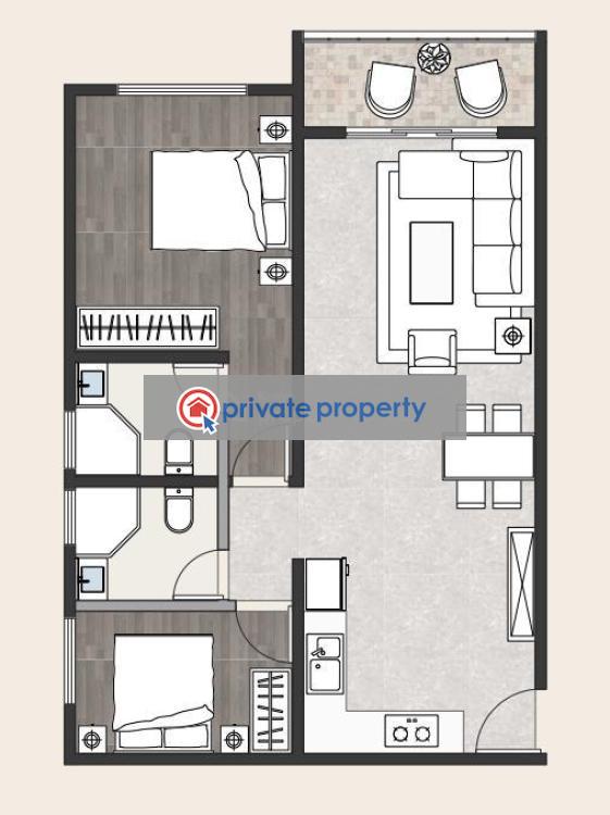 2 bedroom Apartment For Sale Kilimani Nairobi - 3