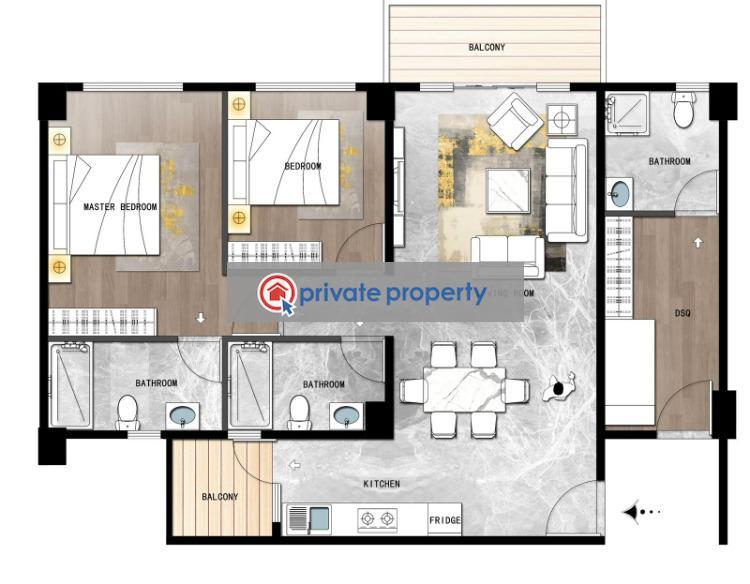2 bedroom Apartment For Sale &nbsp;near Kasuku Centre Kileleshwa Nairobi - 2
