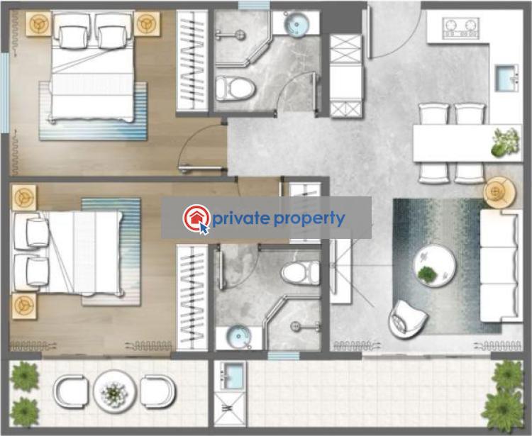 2 bedroom Apartment For Sale Westlands Nairobi - 6