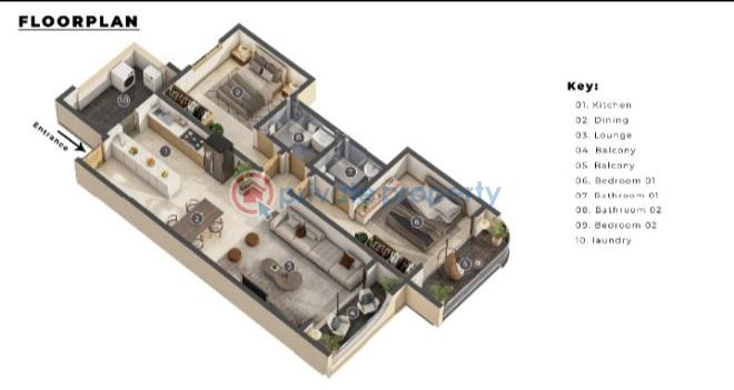 2 bedroom Apartment For Sale Mombasa, Nyali Nyali Mombasa  - 10