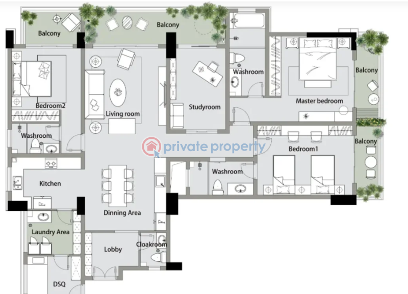 4 bedroom Apartment For Sale Off Church Road Raphta Road Westlands Nairobi - 2
