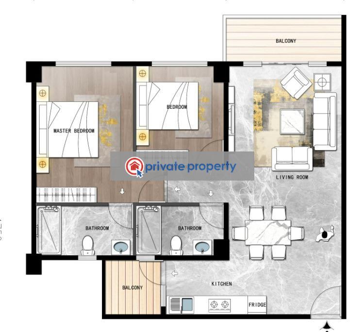 3 bedroom Apartment For Sale &nbsp;near Kasuku Centre Kileleshwa Nairobi - 4