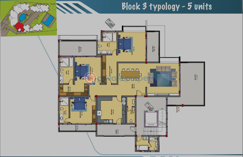 3 bedroom Apartment For Sale Nyali Mombasa  - 2