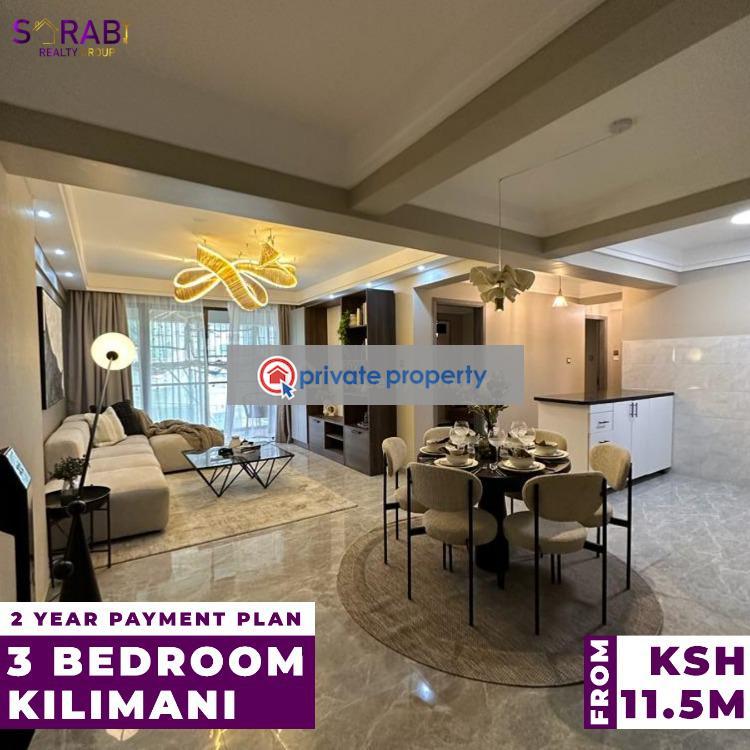 3 bedroom Apartment For Sale Kilimani Nairobi - 1