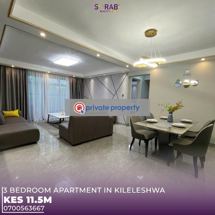 3 bedroom Apartment For Sale Kileleshwa Nairobi - 4