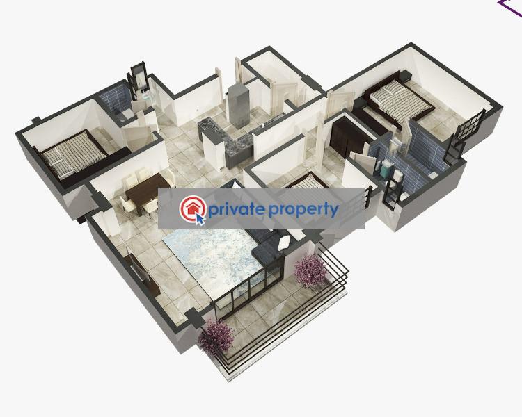 3 bedroom Apartment For Sale &nbsp;lenana Road Kilimani Nairobi - 2