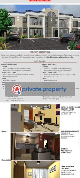 3 bedroom Apartment For Sale Kikuyu Kiambu - 1
