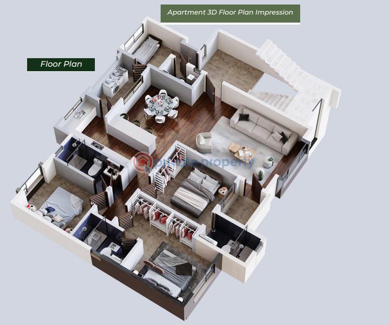 3 bedroom Apartment For Sale Mpmombasa Road Syokimau/Mulolongo Machakos - 3