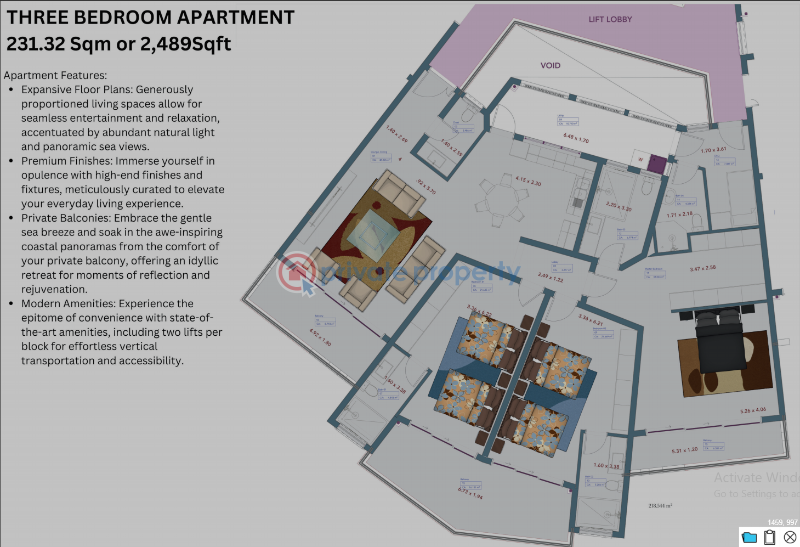 3 bedroom Apartment For Sale Nyali Mombasa  - 4