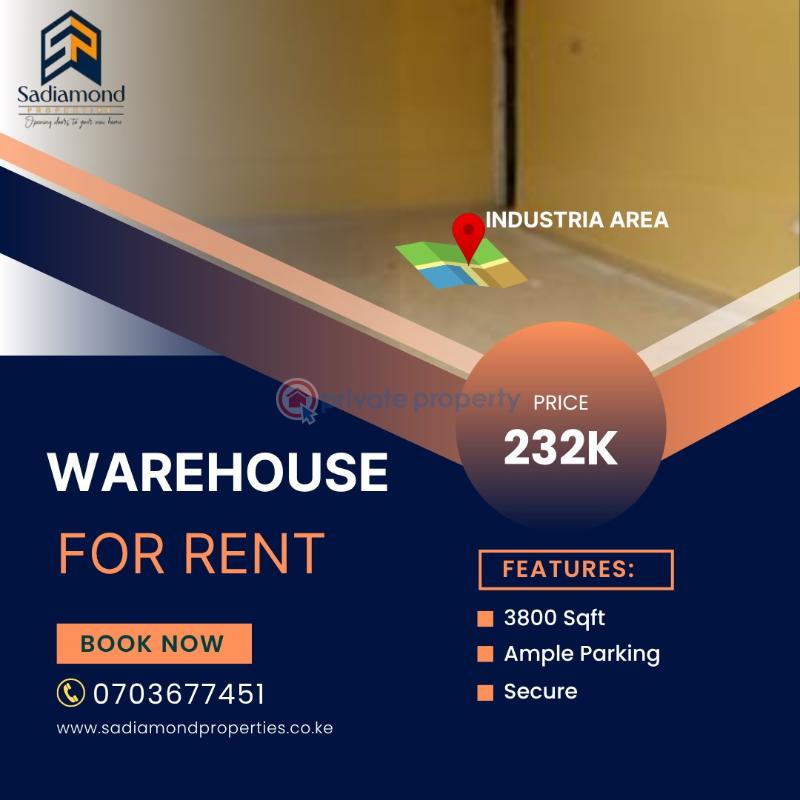 Warehouse For Rent Industrial Area Embakasi Nairobi - 0