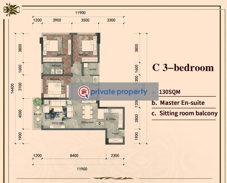 3 bedroom Apartment For Sale Lavington Nairobi - 8