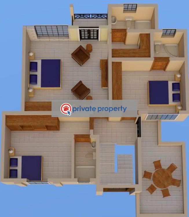 4 bedroom Townhouse For Sale  ngong Ngong Kajiado - 11