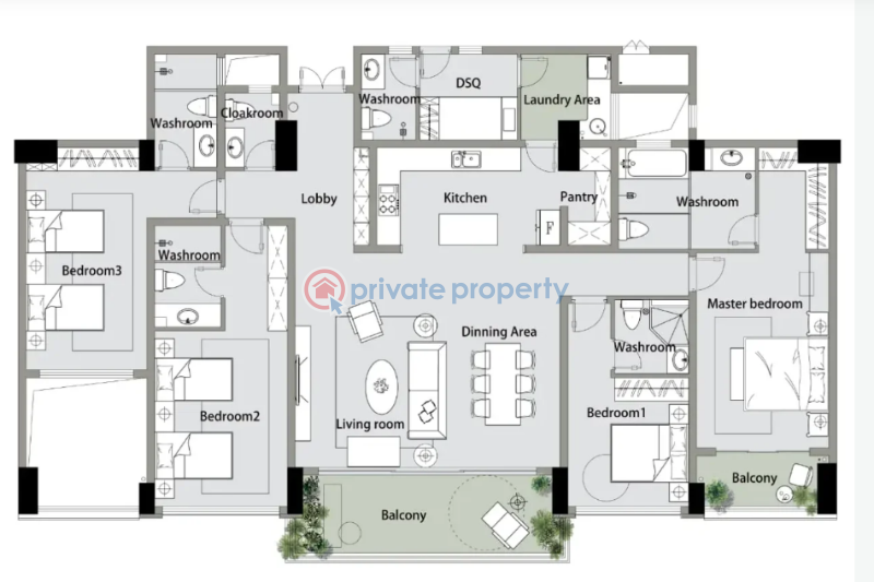 4 bedroom Apartment For Sale Off Church Road Raphta Road Westlands Nairobi - 2