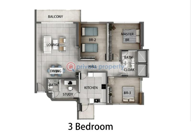 4 bedroom Apartment For Sale Riara Road Near Makini School Kilimani Nairobi - 5