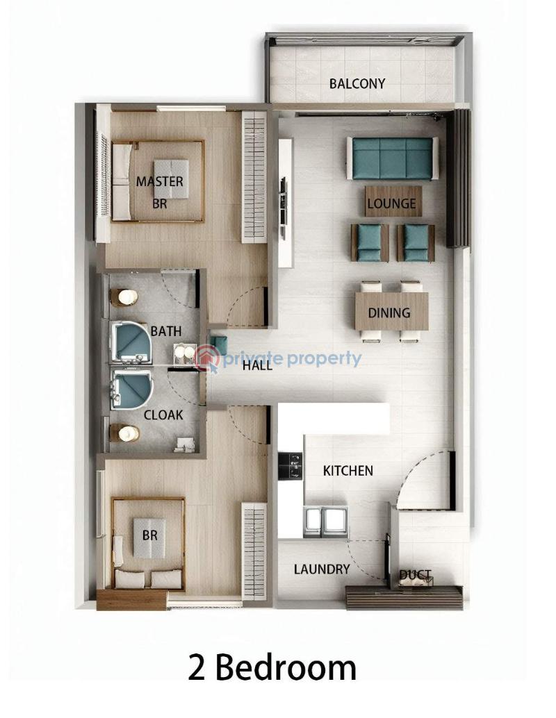 4 bedroom Apartment For Sale Riara Road Near Makini School Kilimani Nairobi - 2