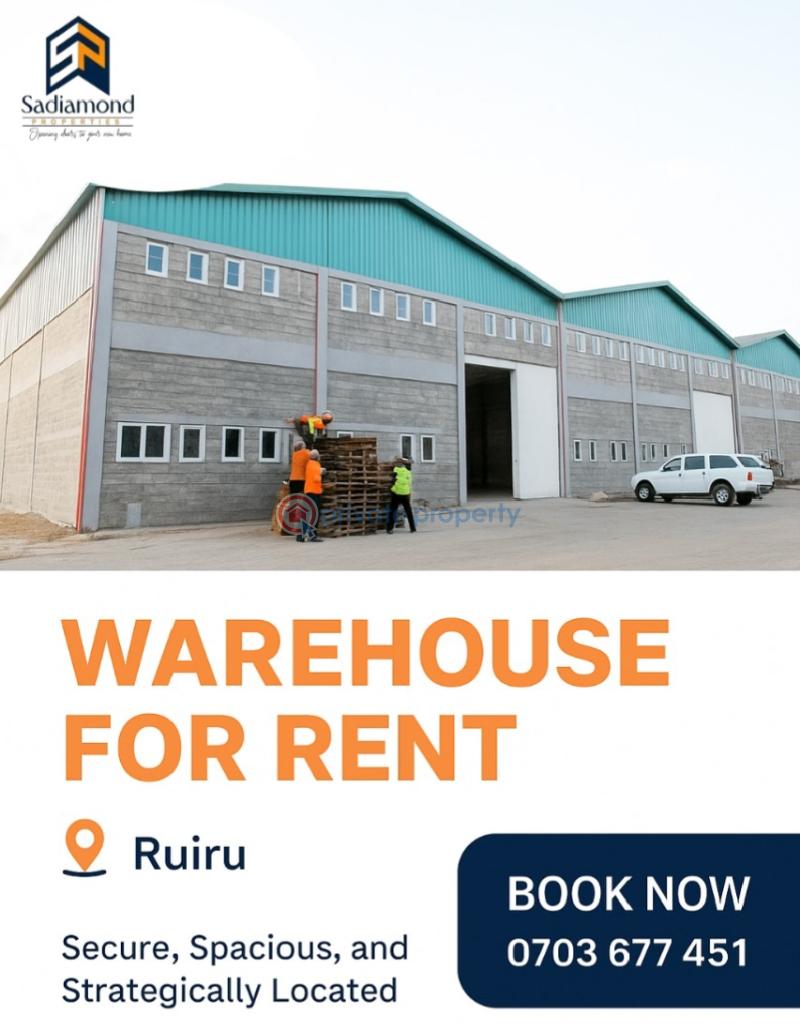Warehouse For Rent Ruiru Kiambu - 0