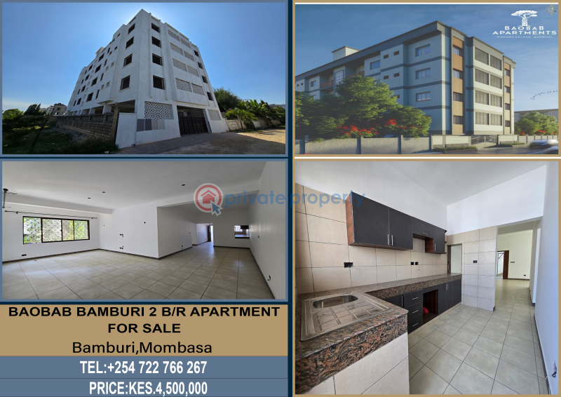 2 bedroom Apartment For Sale Jcc Road mtambo Road Bamburi Mombasa - 0