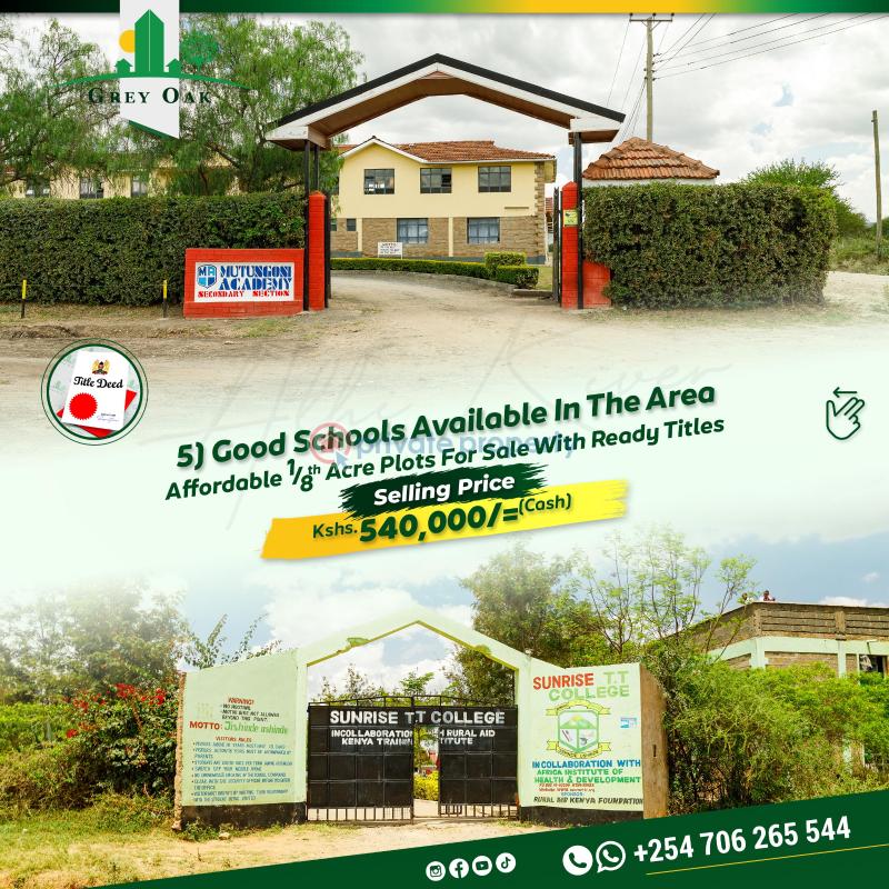Mixed use Land For Sale Past Kinanie Daystar Road Athi River Machakos - 4