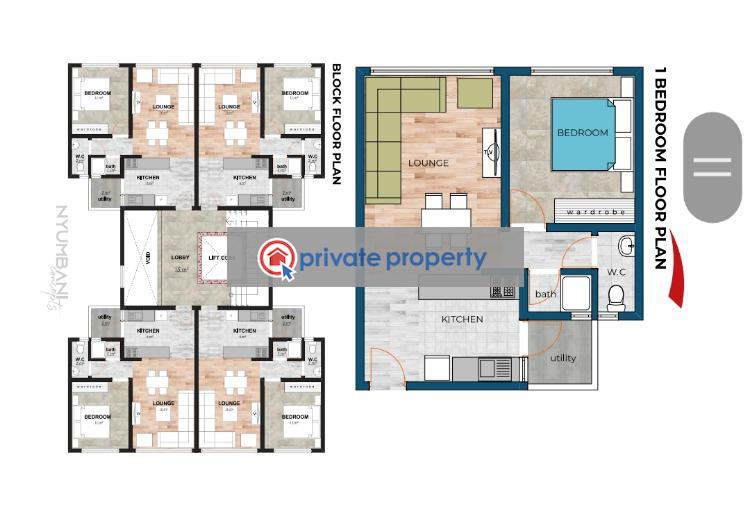 1 bedroom Apartment For Sale &nbsp;500 Meters From Waiyaki Way Kinoo Kiambu - 3