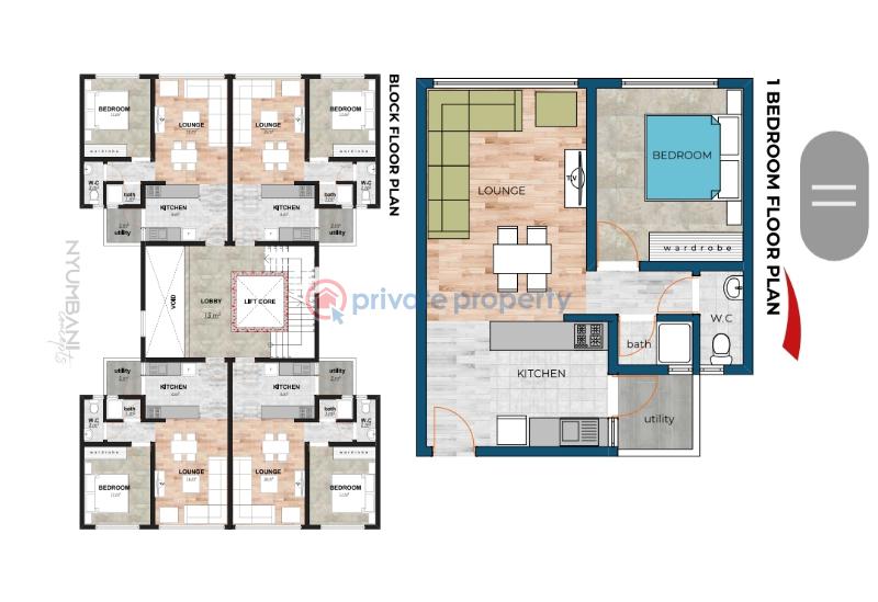 1 bedroom Apartment For Sale 800 Meters From The Tarmac Road Kinoo Kiambu - 3
