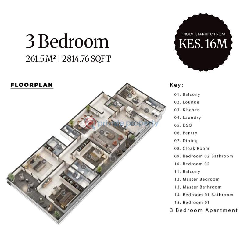 2 bedroom Apartment For Sale behind City Mall Nyali Mombasa - 11