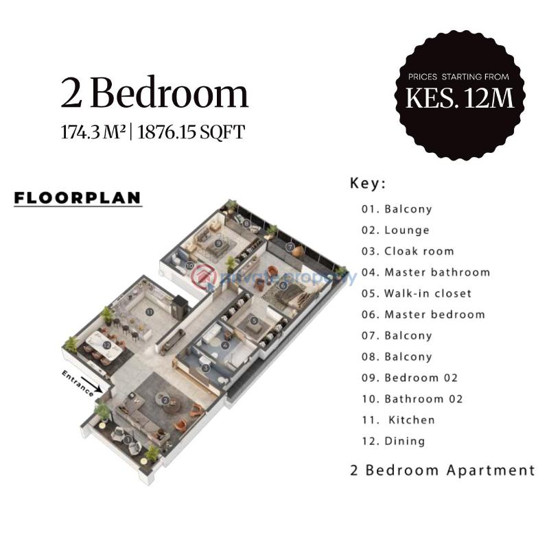 2 bedroom Apartment For Sale behind City Mall Nyali Mombasa - 10