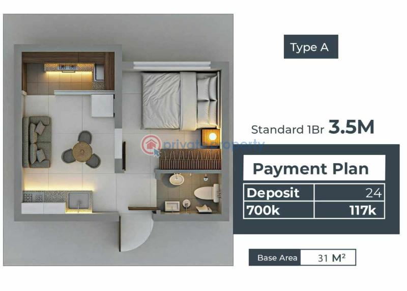 1 bedroom Apartment For Sale Garden Estate Roysambu Nairobi - 6