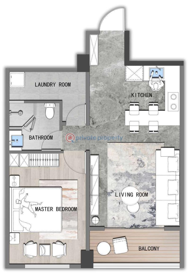 1 bedroom Apartment For Sale Brookside Westlands Nairobi - 14