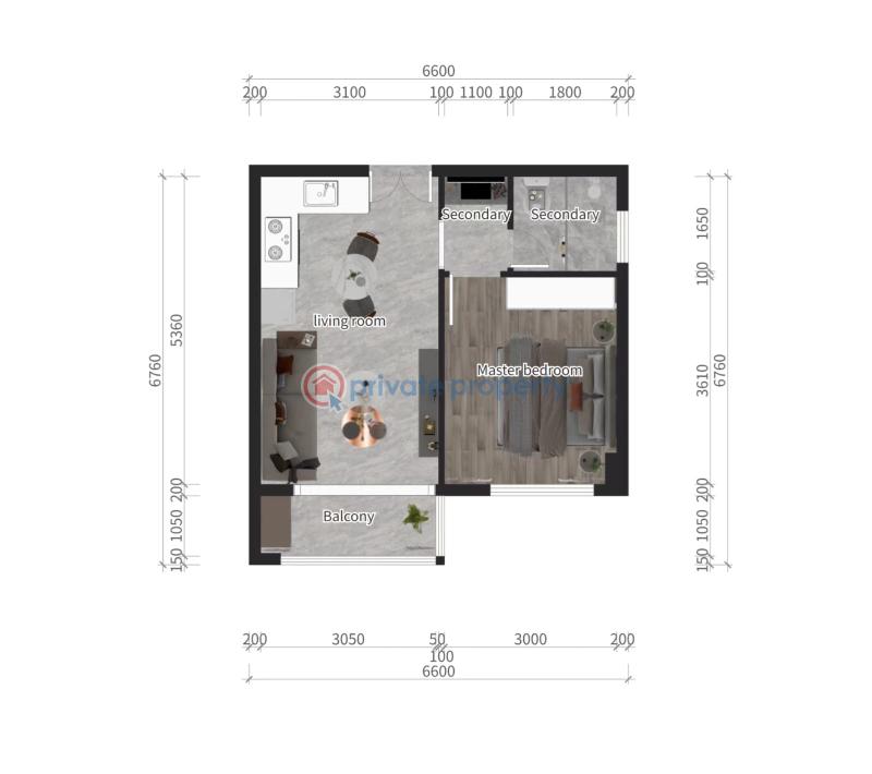 1 bedroom Apartment For Sale Tabere Crescent Lane Off Oloitoktok Road Kileleshwa Nairobi - 12