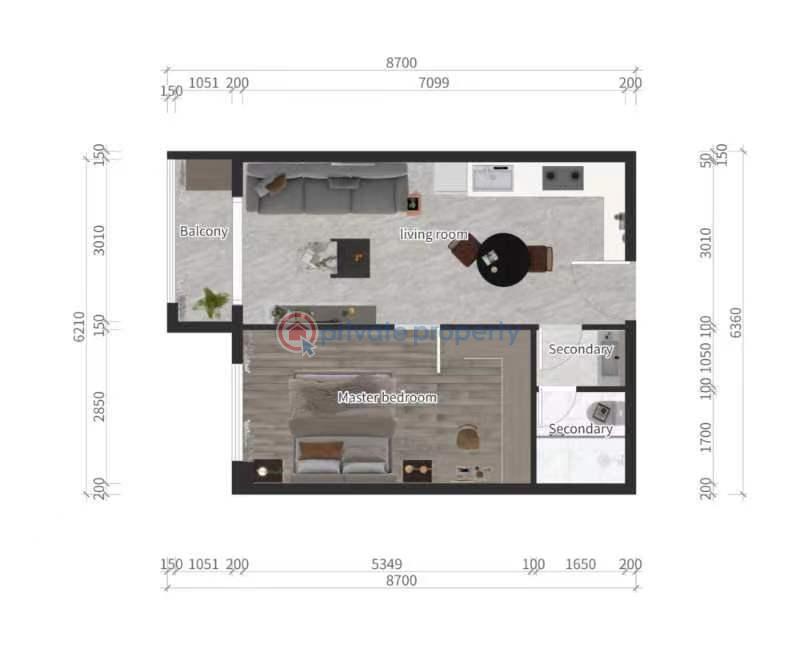 1 bedroom Apartment For Sale Tabere Crescent Lane Off Oloitoktok Road Kileleshwa Nairobi - 14