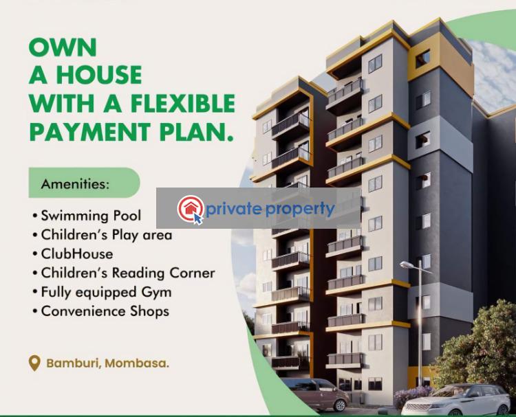 1 bedroom Apartment For Sale &nbsp;opp Braeburn International School Bamburi Mombasa - 1