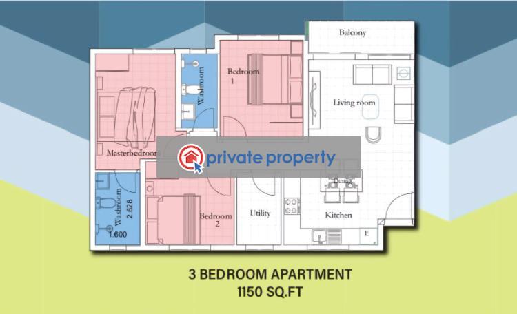 1 bedroom Apartment For Sale &nbsp;opp Braeburn International School Bamburi Mombasa - 13