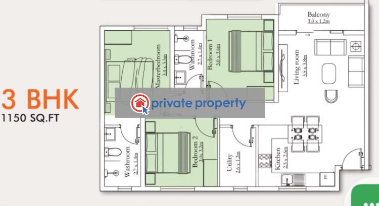 1 bedroom Apartment For Sale &nbsp;opp Braeburn International School Bamburi Mombasa - 4