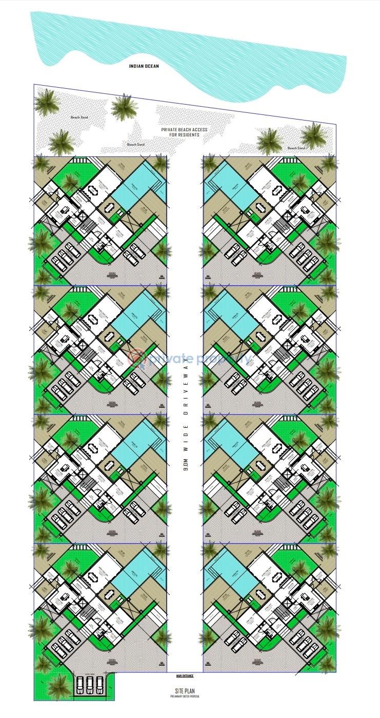 5 bedroom Townhouse For Sale Greenwood Drive Nyali Parklane. Nyali Mombasa - 5