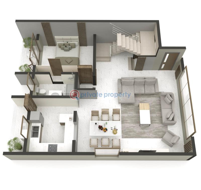 3 bedroom Apartment For Sale Kanamai Area Along Mombasa-malindi Highway Mtwapa Kilifi - 1