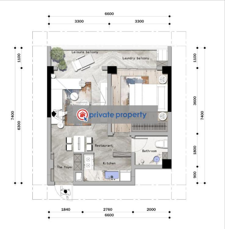 1 bedroom Apartment For Sale &nbsp;muthithi Road Westlands Nairobi - 7