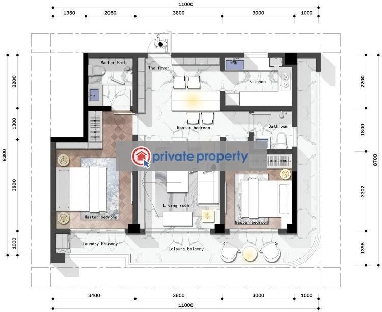 1 bedroom Apartment For Sale &nbsp;muthithi Road Westlands Nairobi - 5