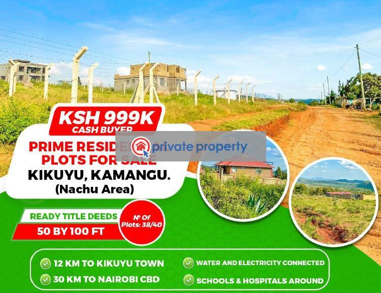 Residential Land For Sale &nbsp;thigio Kikuyu Kiambu - 12