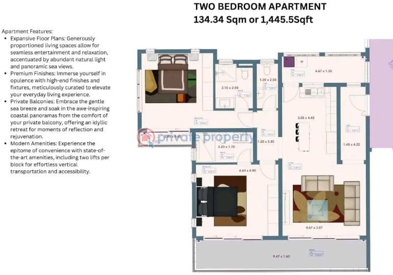 3 bedroom Apartment For Sale Mt Kenya Road Nyali Mombasa - 4