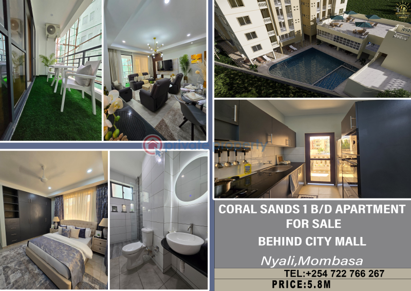 2 bedroom Apartment For Sale Behind City Mall Nyali Mombasa  - 0